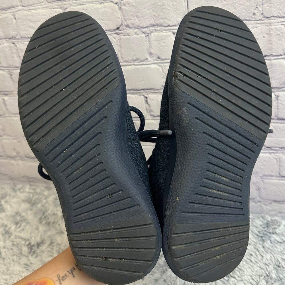 Allbirds Tree Topper High Top Navy Blue Sneakers Size 9 Lightweight Sustainable - Picture 9 of 9